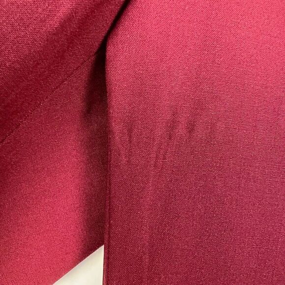Lafayette 148 Pleated Trousers Pants Burgundy Red women’s 4 - Picture 9 of 10